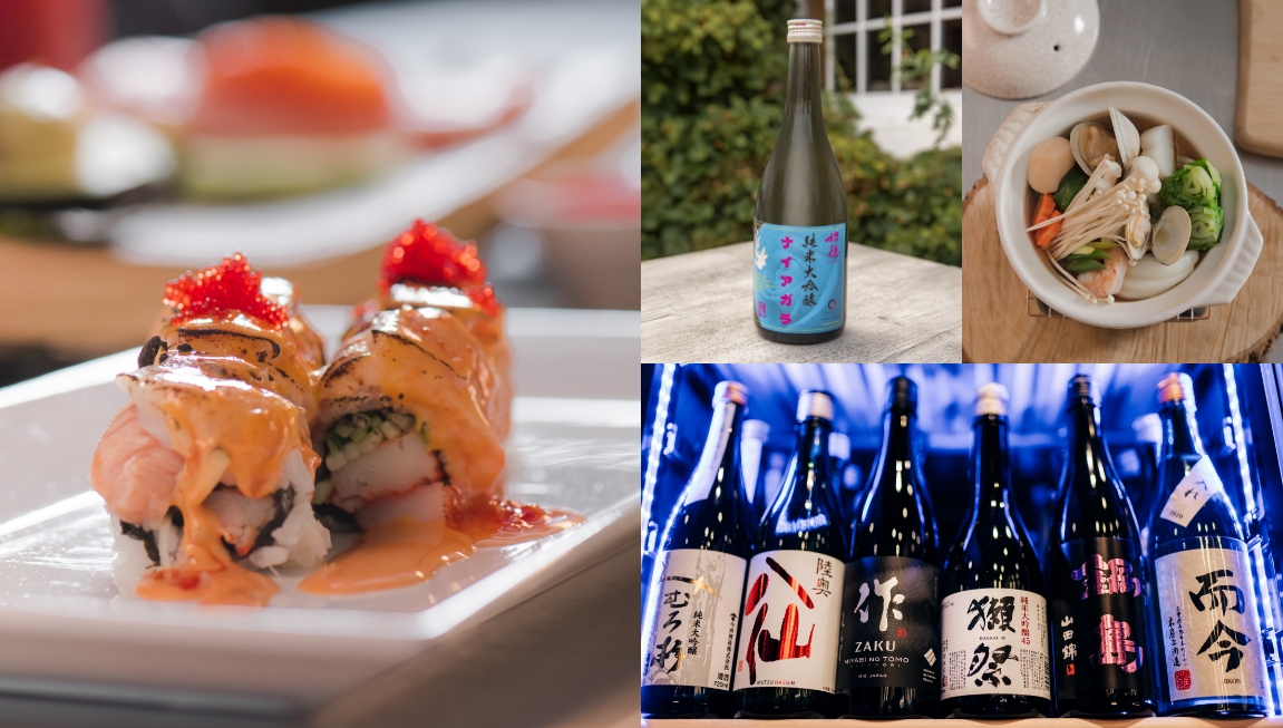 Sample of Masaki Sushi's culinary and Sake offerings