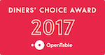 Masaki OpenTable Dinerc Choice Award